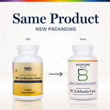 BioPure Ecklonia Cava Capsules opened bottle with capsules displayed