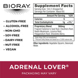BIORAY Adult Daily Adrenal Lover 57g label close-up