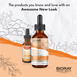 BIORAY Daily Belly Mend Probiotic Supplement bottle side view