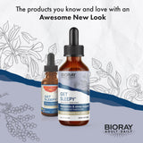 BIORAY Daily Get Sleepy 2 fl oz bottle on a wooden surface