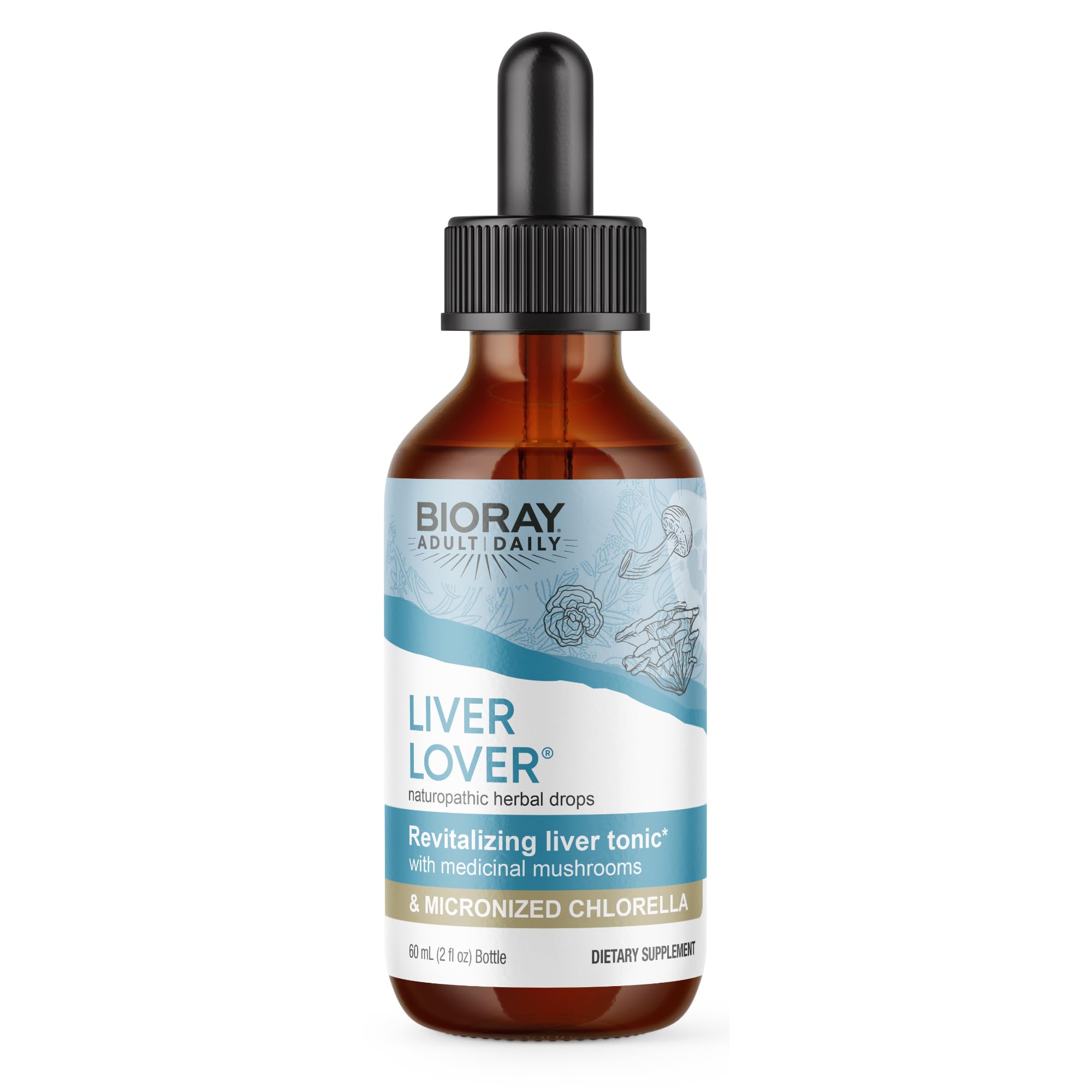 BIORAY Daily Liver Lover liquid tonic bottle front view