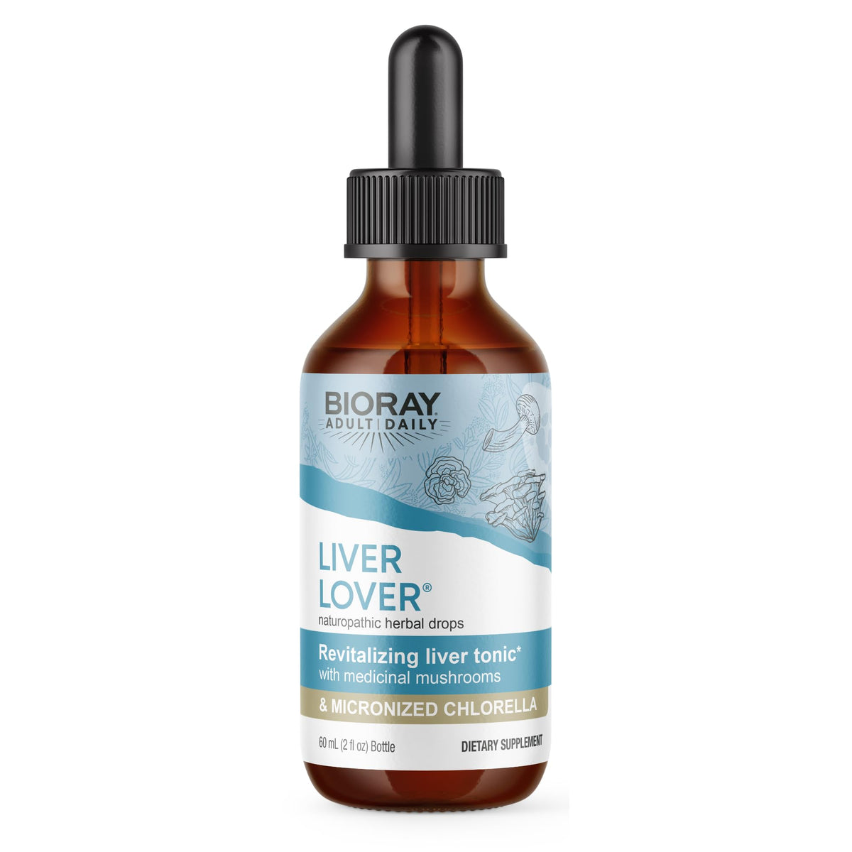 BIORAY Daily Liver Lover liquid tonic bottle front view