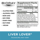 BIORAY Daily Liver Lover liquid tonic bottle side view