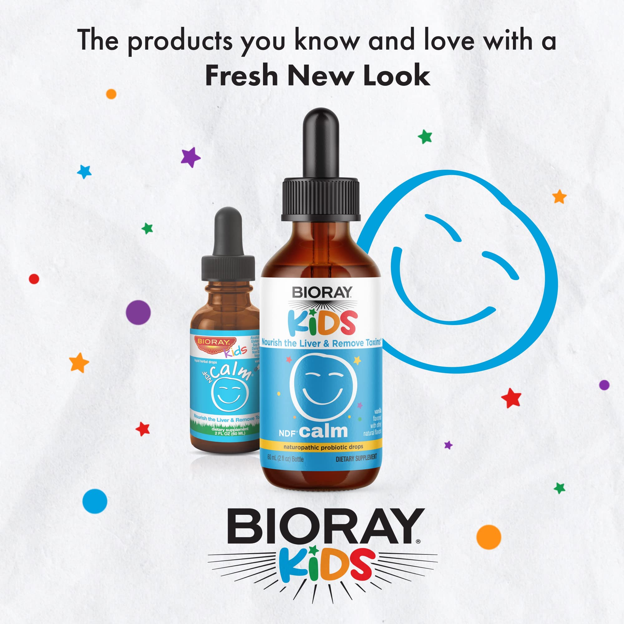 BIORAY Kids NDF Calm 4 Ounces lifestyle scene with kids