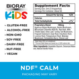 BIORAY Kids NDF Calm 4 Ounces side view showing supplement details