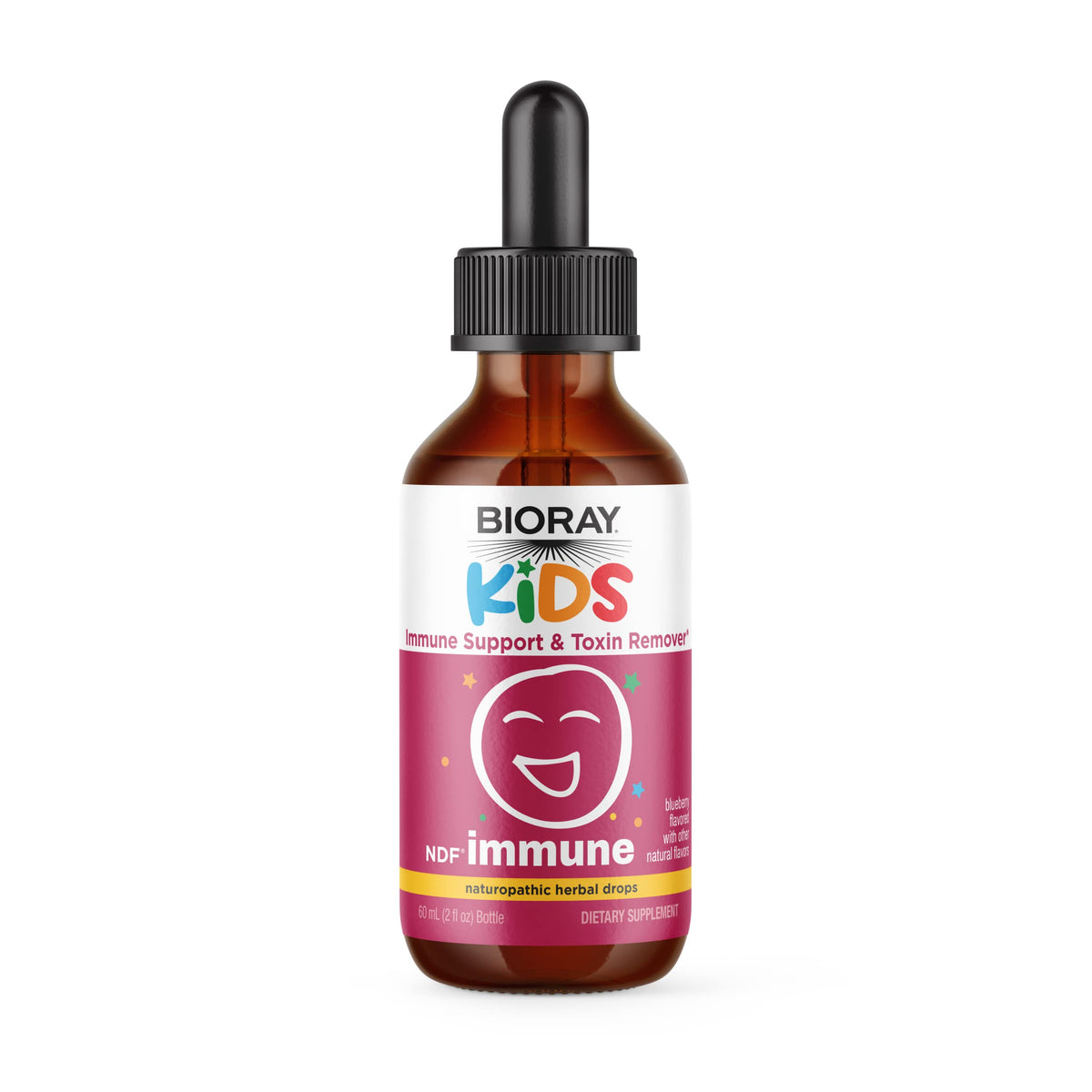 BIORAY Kids NDF daily wellness 151g supplement front view