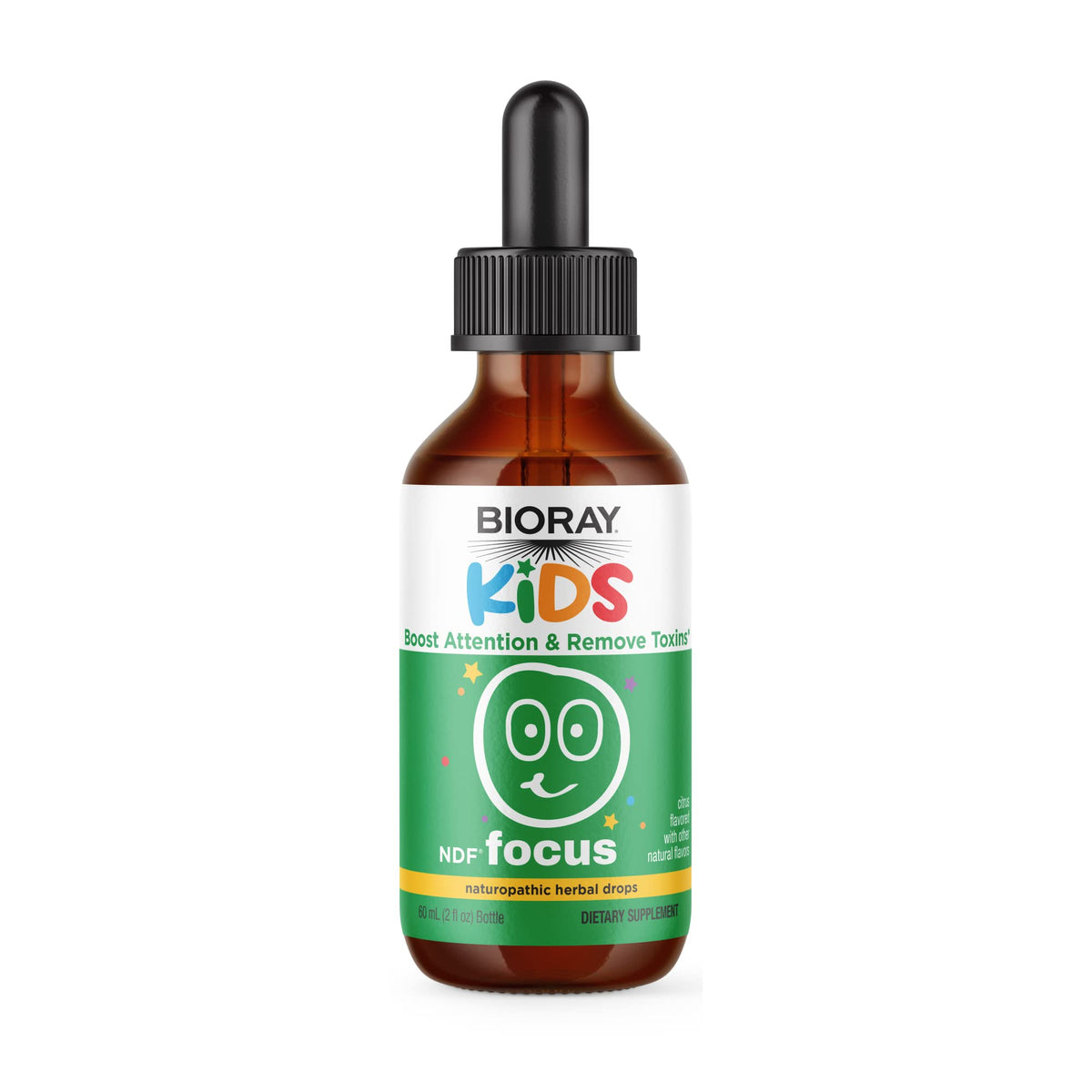 BIORAY Kids NDF Focus Chlorella Supplement 141g front view