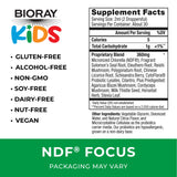 BIORAY Kids NDF Focus Chlorella Supplement 141g packaging