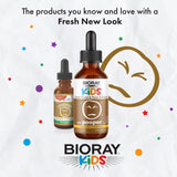 BIORAY Kids NDF Pooper bottle with a measuring cap