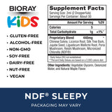 BIORAY Kids NDF Sleepy liquid supplement bottle side view