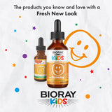 BIORAY Kids NDF Tummy 399g back view with ingredient list