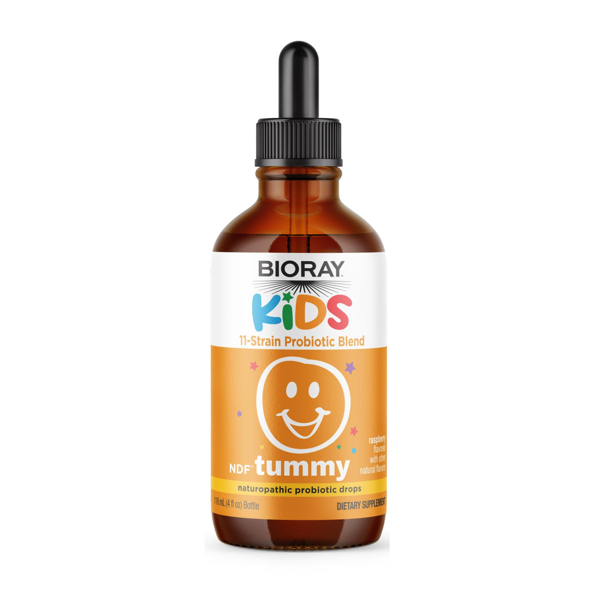 BIORAY Kids NDF Tummy 399g front view with packaging