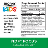 BIORAY NDF Focus Herbal Drops 60ml box packaging