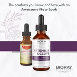 BIORAY Professional Artemisia & Clove Herbal Supplement dropper and liquid
