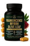 Bioregen co Olive Leaf Supplement 30 capsules front view