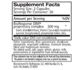 BioResponse Nutrients DIM Multivitamin capsules on a wooden surface