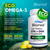 Biorixil Omega-3 Algal Oil Capsules side view