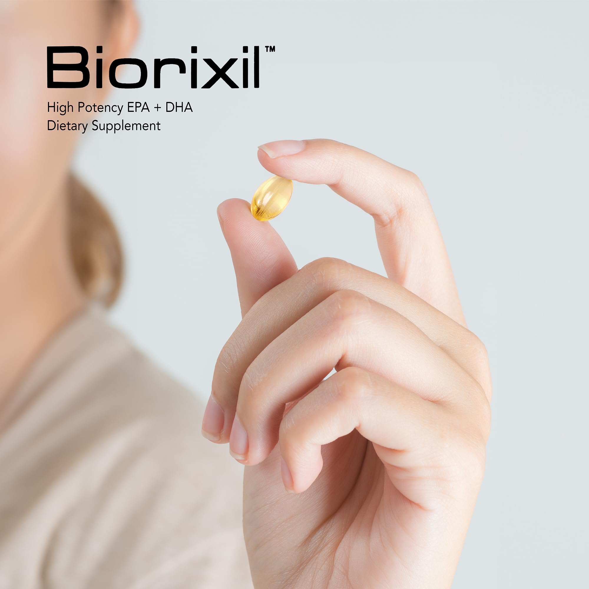 Biorixil Omega-3 Algal Oil Capsules with natural ingredients