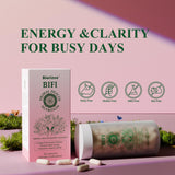 Biorizvo Beef Organ Supplement capsules on a wooden surface