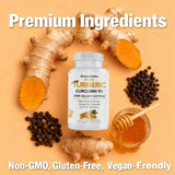 Biorootlabs Turmeric Capsules close-up of capsules