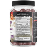 BioSchwartz 10-in-1 Mushroom Gummies close-up of wild raspberry flavour