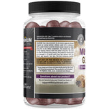 BioSchwartz 10-in-1 Mushroom Gummies with fresh raspberries