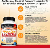 BioSchwartz B-Complex Vitamins with Vitamin C capsule close-up
