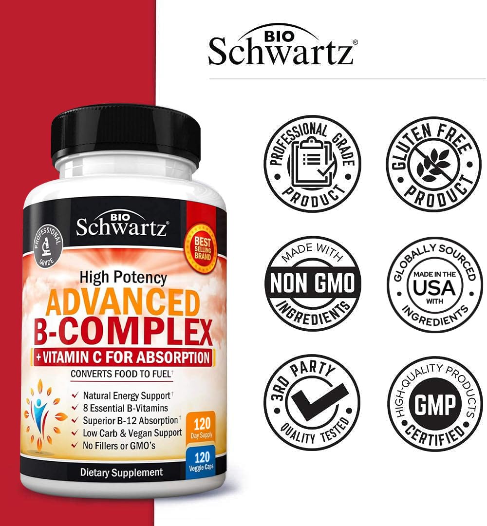 BioSchwartz B-Complex Vitamins with Vitamin C packaging