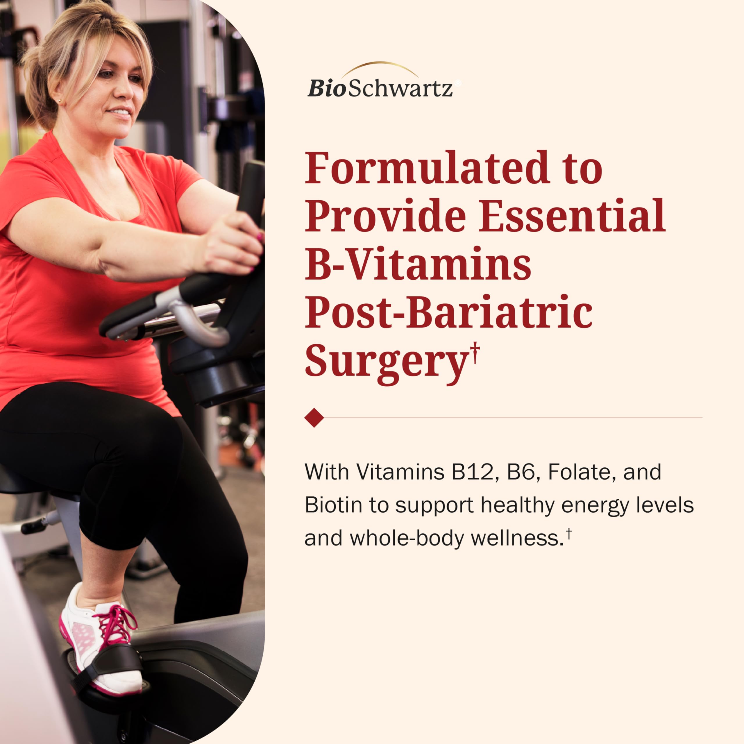 BioSchwartz Bariatric B12 tablet bottle side view