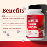BioSchwartz Bariatric B12 tablets on a wooden table