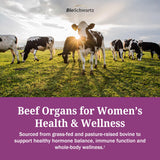 BioSchwartz Beef Organ Supplement for Women nutritional information