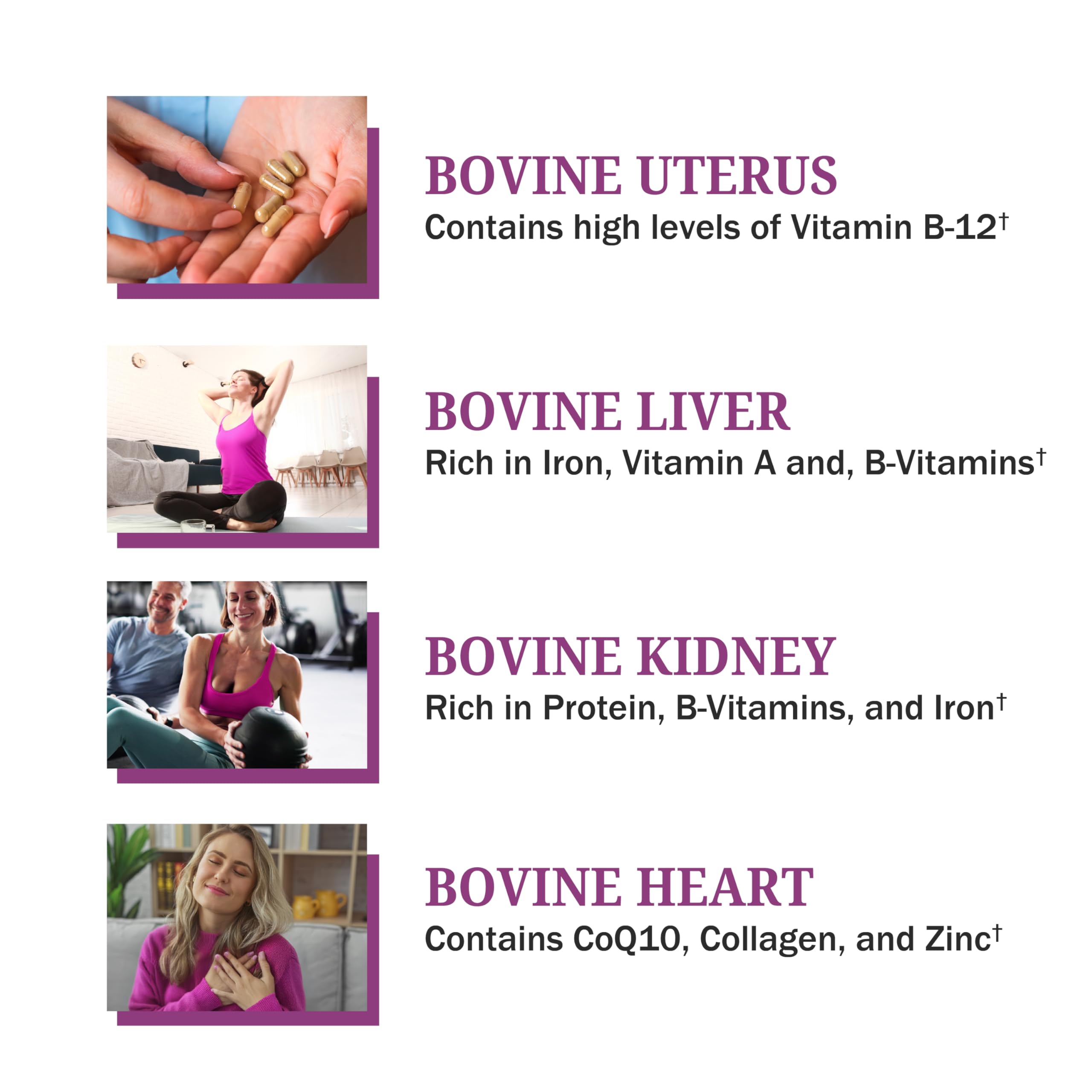 BioSchwartz Beef Organ Supplement for Women packaging