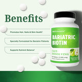 BioSchwartz Biotin Supplement 5500mcg green apple flavour chewable tablet