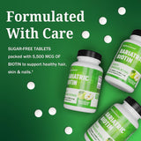 BioSchwartz Biotin Supplement 5500mcg on a kitchen counter