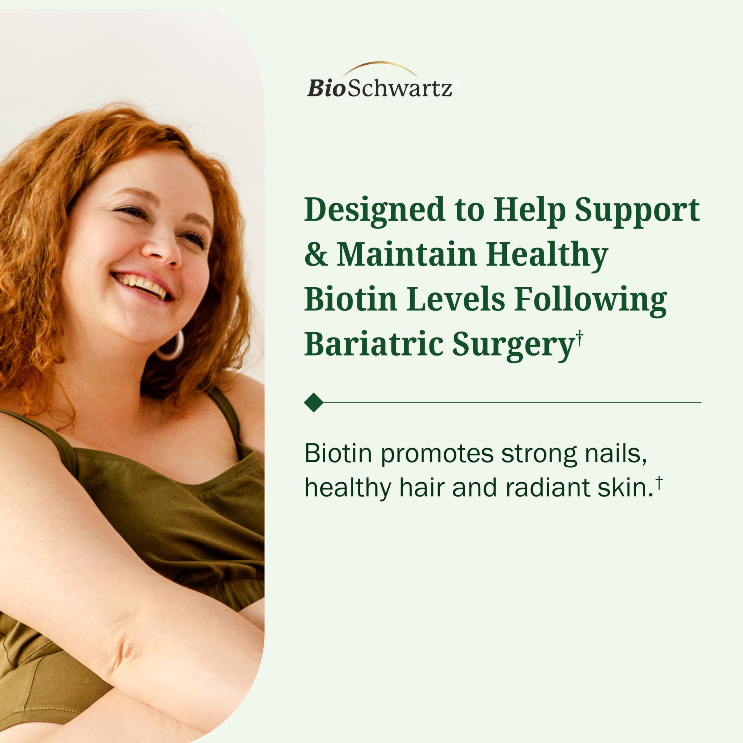 BioSchwartz Biotin Supplement 5500mcg packaging side view