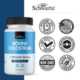 BioSchwartz Bovine Colostrum Capsules 1500mg nutritional information