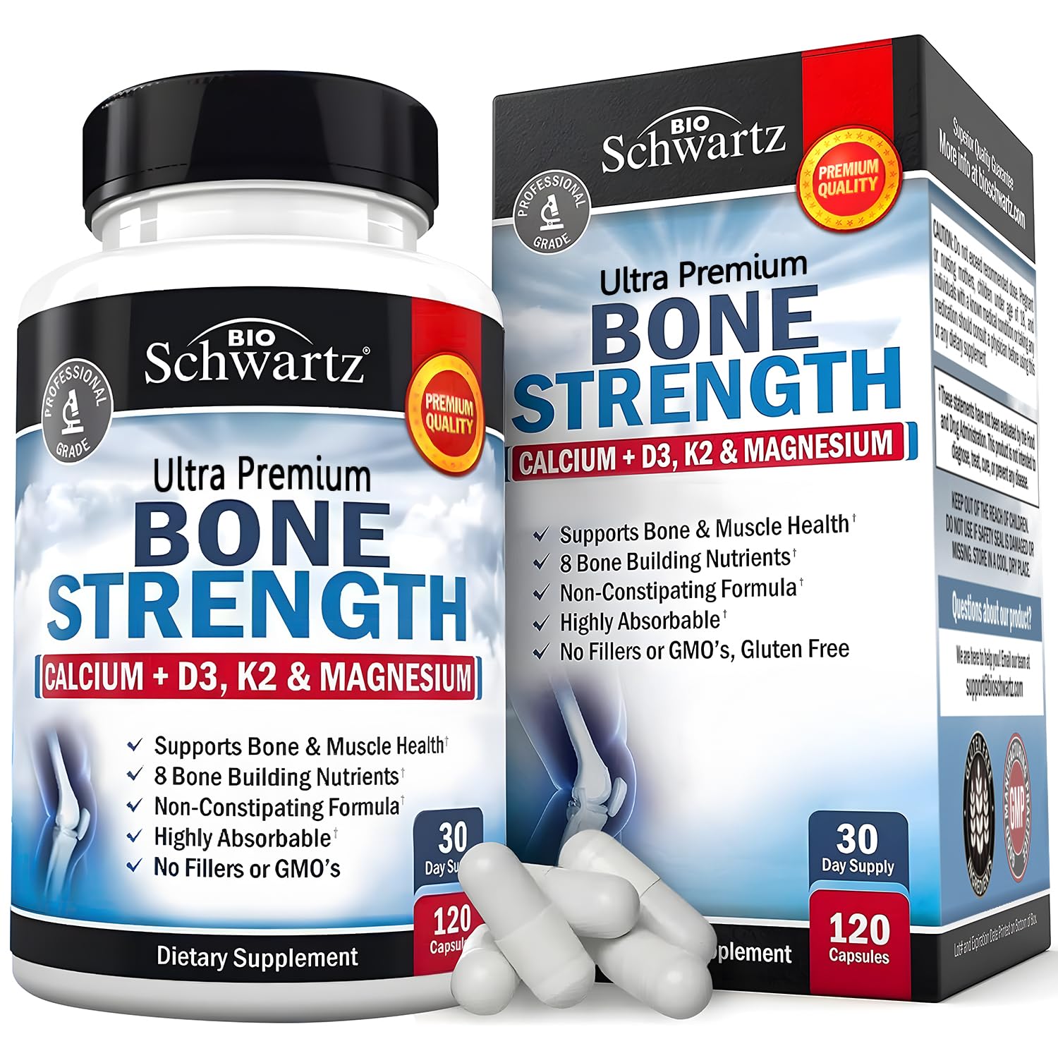 BioSchwartz Calcium Supplement 181g front view