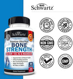 BioSchwartz Calcium Supplement with a measuring spoon for dosage