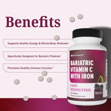 BioSchwartz Chewable Iron & Vitamin C Tablets in black cherry flavour
