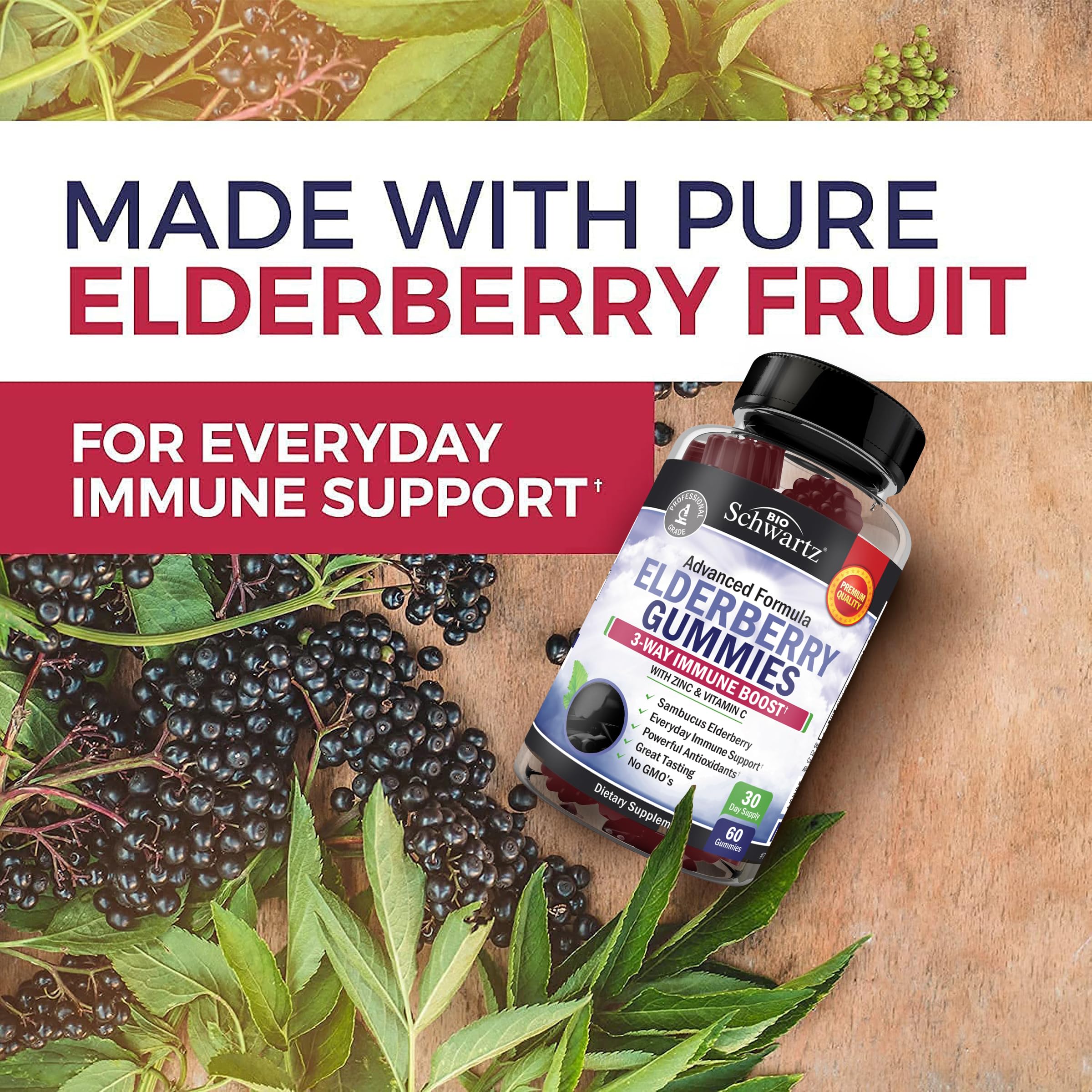 BioSchwartz Elderberry Gummies ingredients list