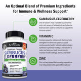 BioSchwartz Elderberry Supplement bottle side view