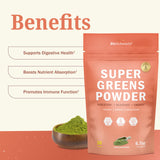 BioSchwartz Greens Superfood Powder 190g side view