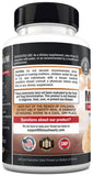 BioSchwartz Lion's Mane Mushroom Supplement 2100mg on a wooden table