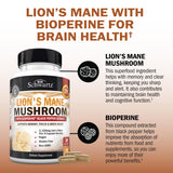 BioSchwartz Lion's Mane Mushroom Supplement 2100mg packaging