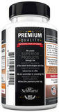 BioSchwartz Lion's Mane Mushroom Supplement 2100mg with a glass of water