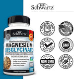 BioSchwartz Magnesium Bisglycinate 360 mini capsules close-up of capsules