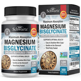 BioSchwartz Magnesium Bisglycinate 360 mini capsules front view