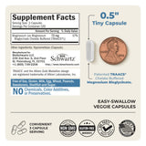 BioSchwartz Magnesium Bisglycinate 360 mini capsules packaging