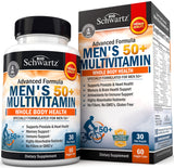 BioSchwartz Men's 50+ Multivitamin Capsules front view