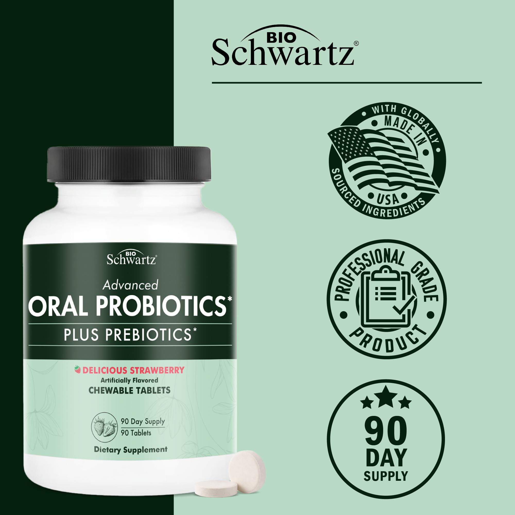 BioSchwartz Oral Probiotics 3 Billion CFU capsules